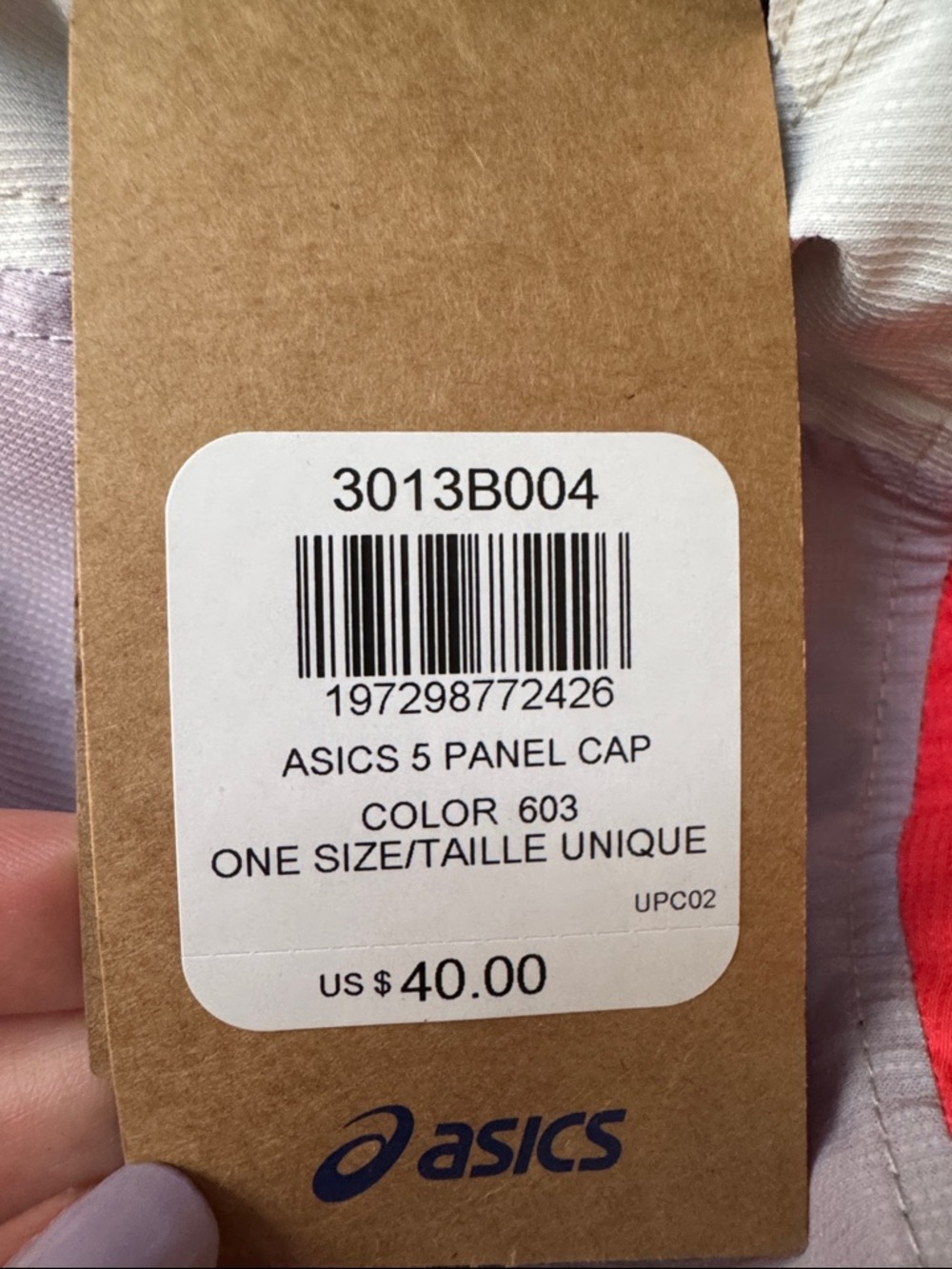 NWT ASICS 5 Panel Cap - Picture 5 of 5